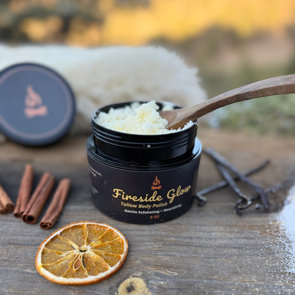 Fireside Glow Tallow Body Polish – Limited Edition