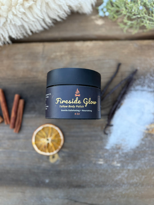 Fireside Glow Tallow Body Polish – Limited Edition