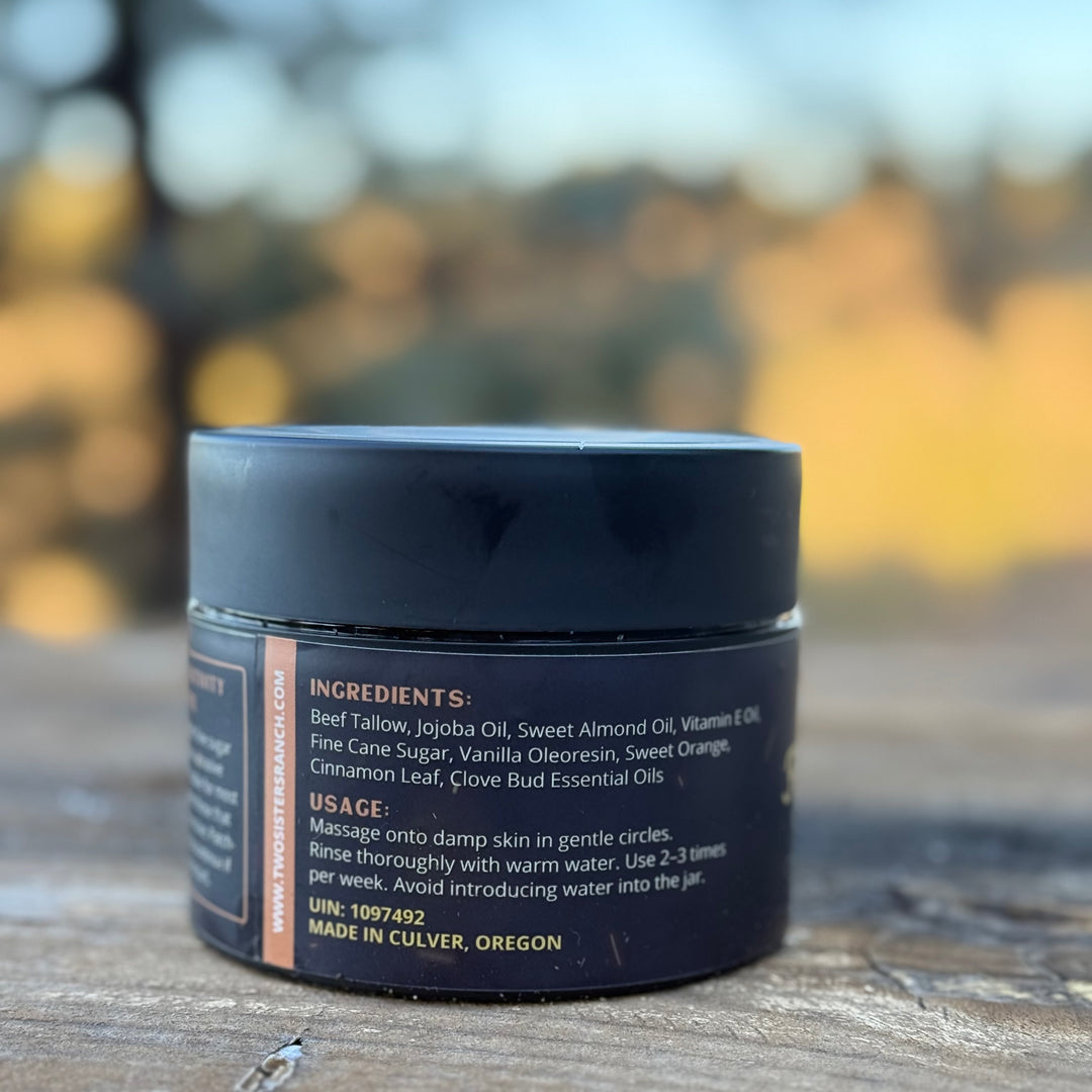 Fireside Glow Tallow Body Polish – Limited Edition