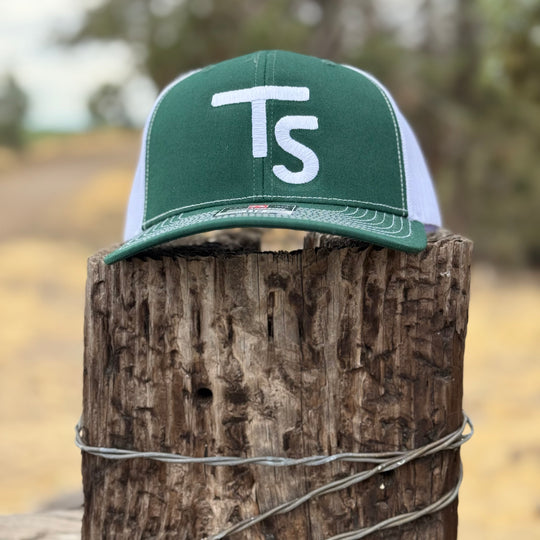 Dark Green/White