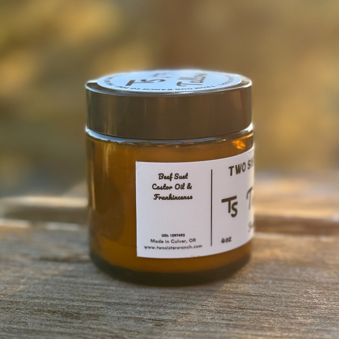 Two Sisters Tallow: Castor Oil & Frankincense